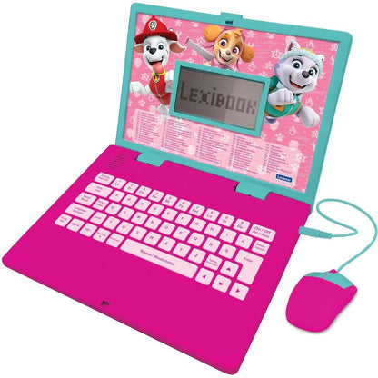 Lexibook Česko-anglický růžový notebook Tlapková patrola