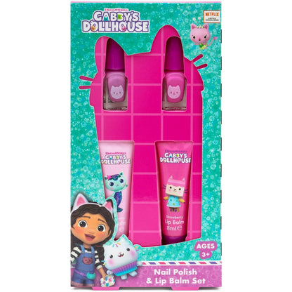 Gabbys Dollhouse set balzámů na rty a laků na nehty