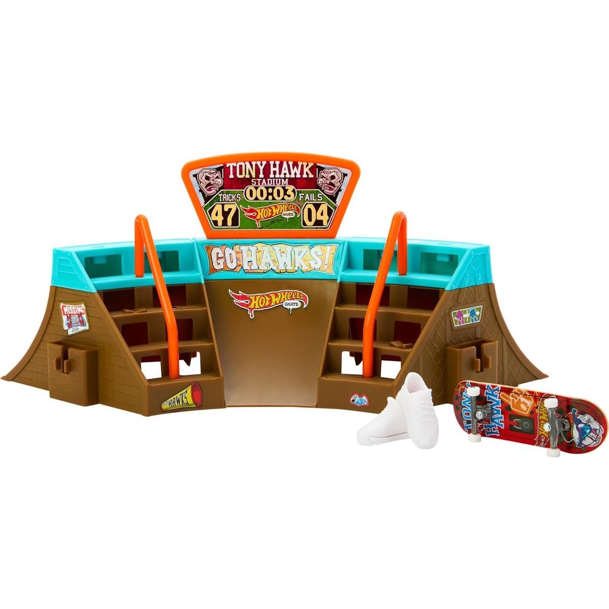 Mattel Hot Wheels Skates fingerboard skatepark herní set Stadium Skatepark