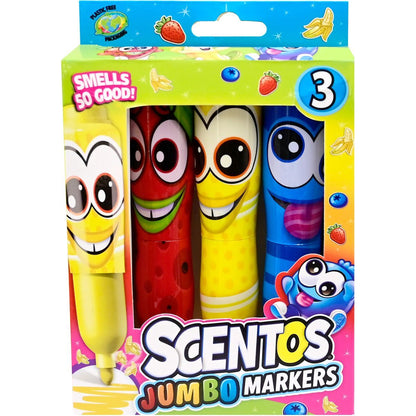 Alltoys Fixy voňavé Scentos Jumbo Funny Face 3ks