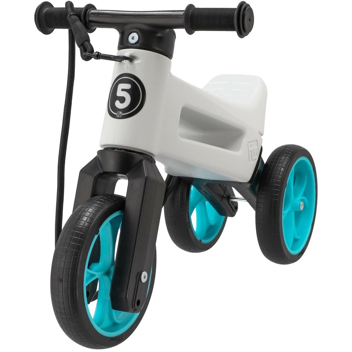 Odrážedlo Funny Wheels Rider SuperSport bílo-tyrkysové