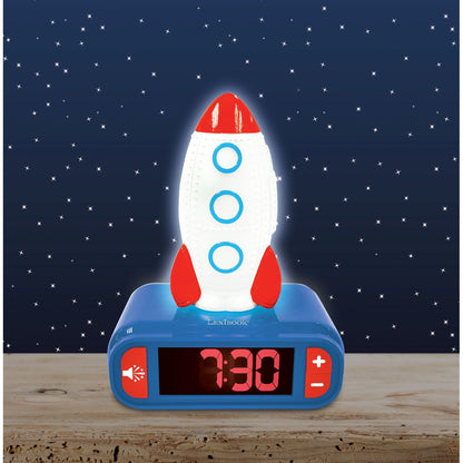 Lexibook Budík se svítící raketou