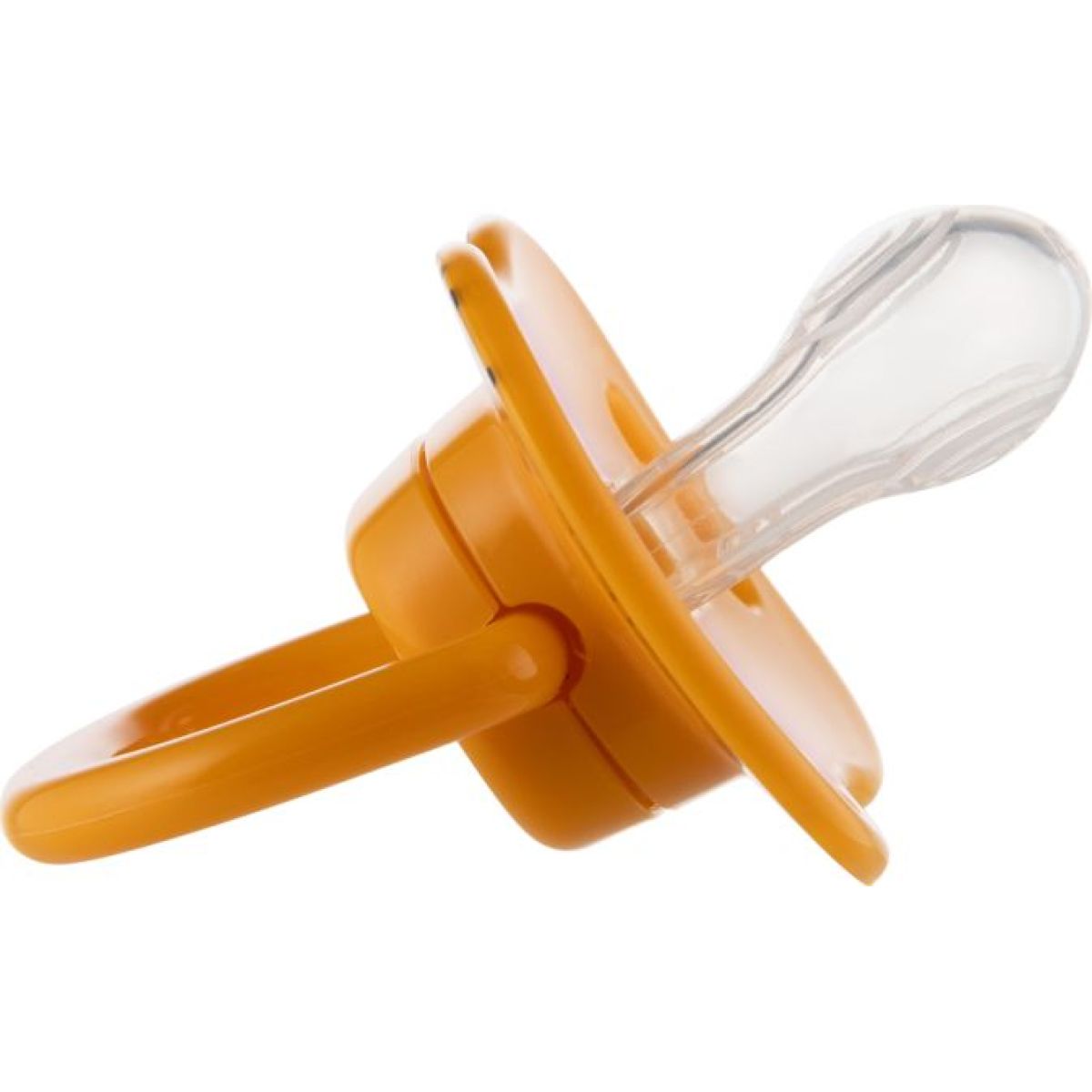 Canpol babies Set symetrických silikonových dudlíků BabiesBoo 18m+ 2 ks oranžový