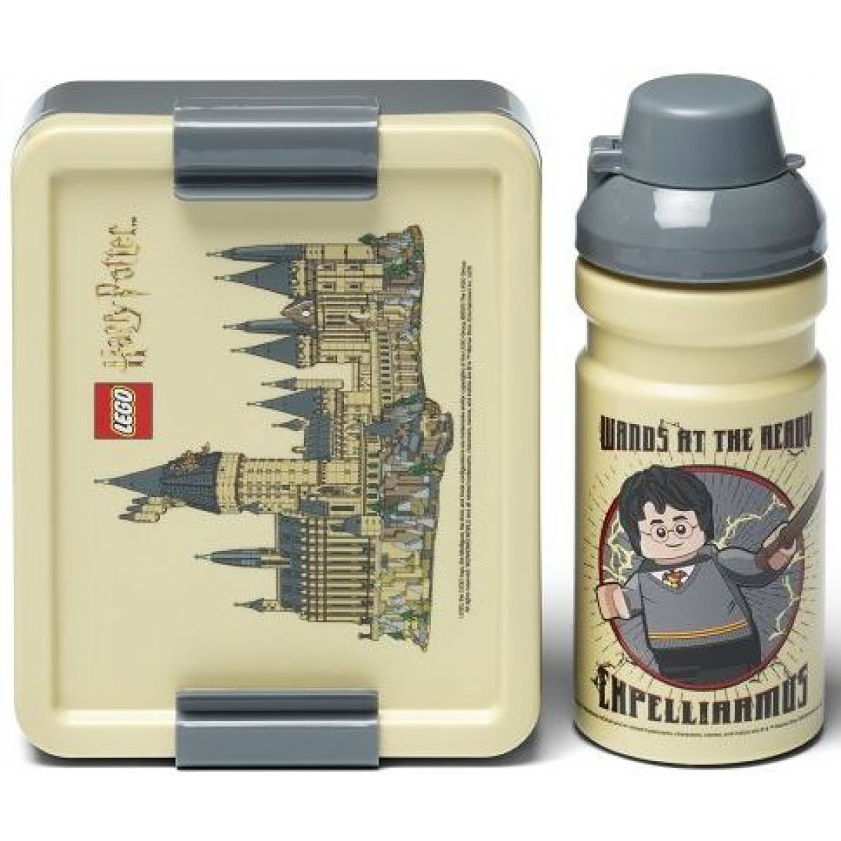 LEGO® Harry Potter svačinový set láhev a box Bradavice