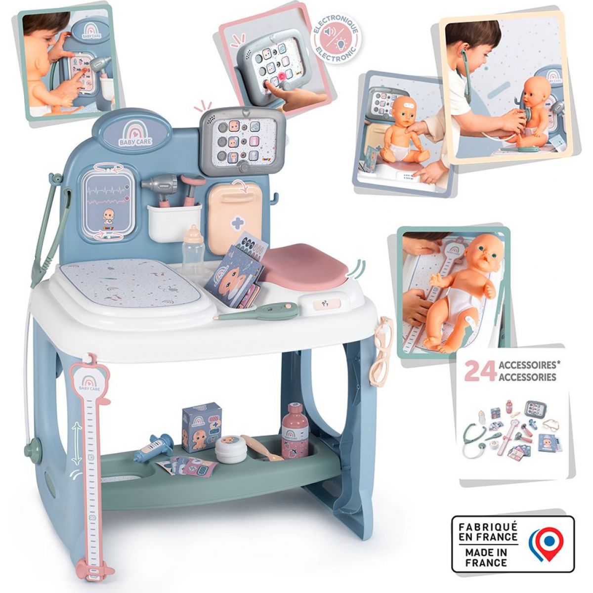 Smoby Baby Care Center s příslušenstvím (305)