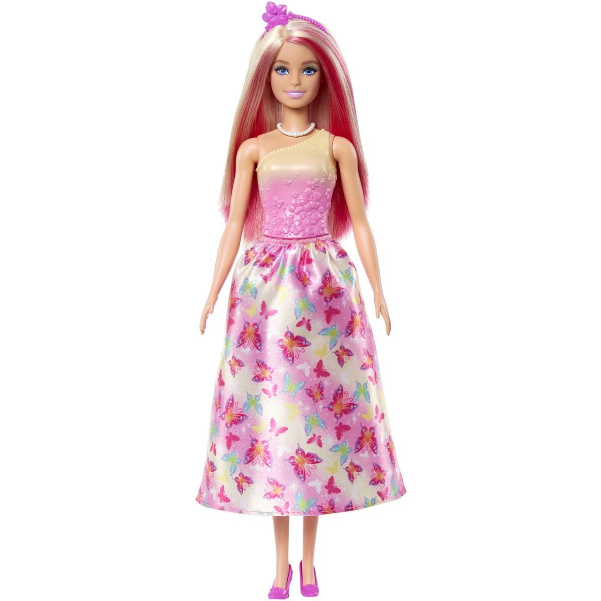 Mattel Barbie pohádková princezna růžová