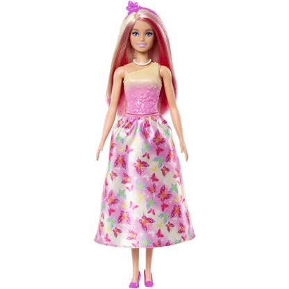 Mattel Barbie pohádková princezna růžová