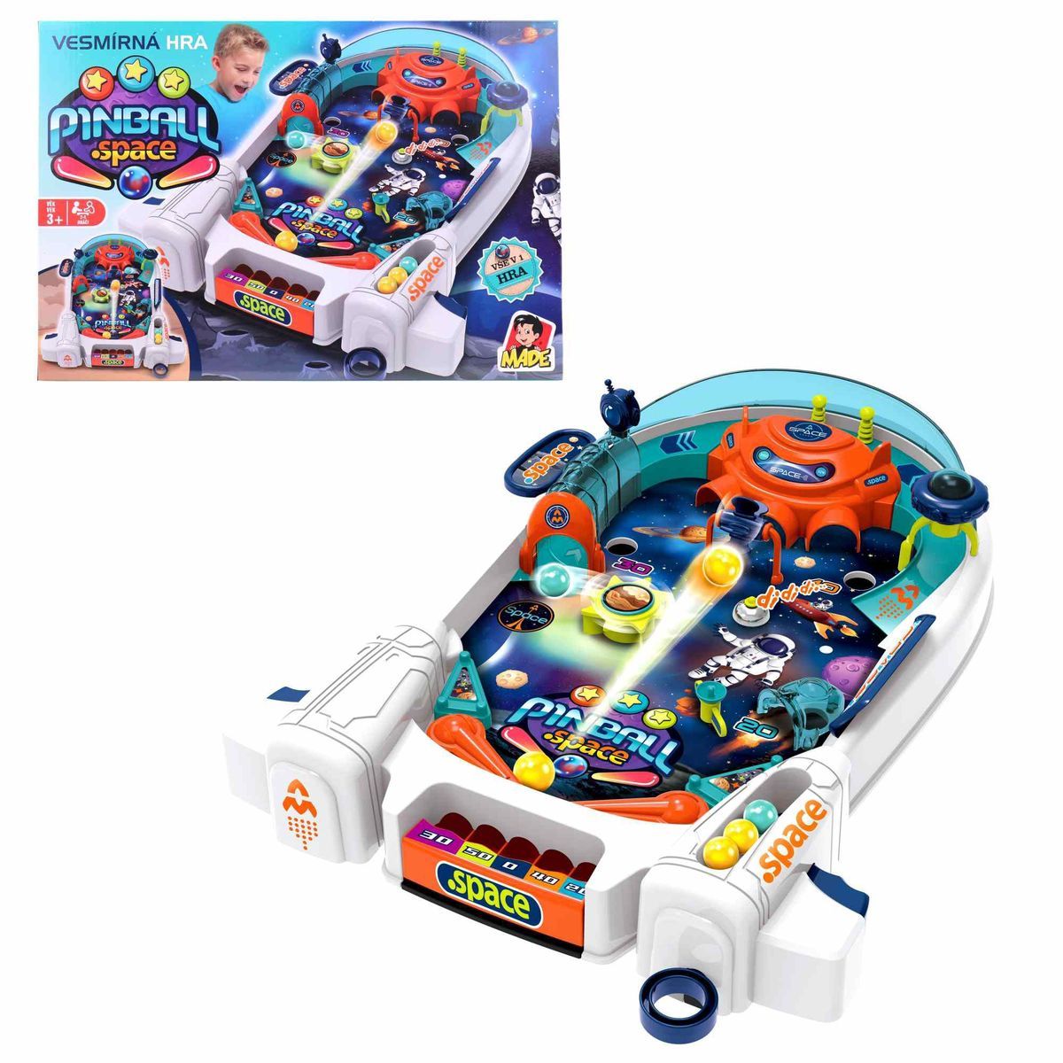 Pinball vesmír, 43 cm