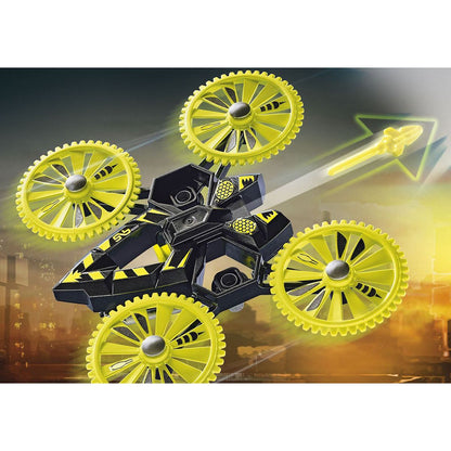 PLAYMOBIL® 70780 Policejní tryskáč Pronásledování dronu