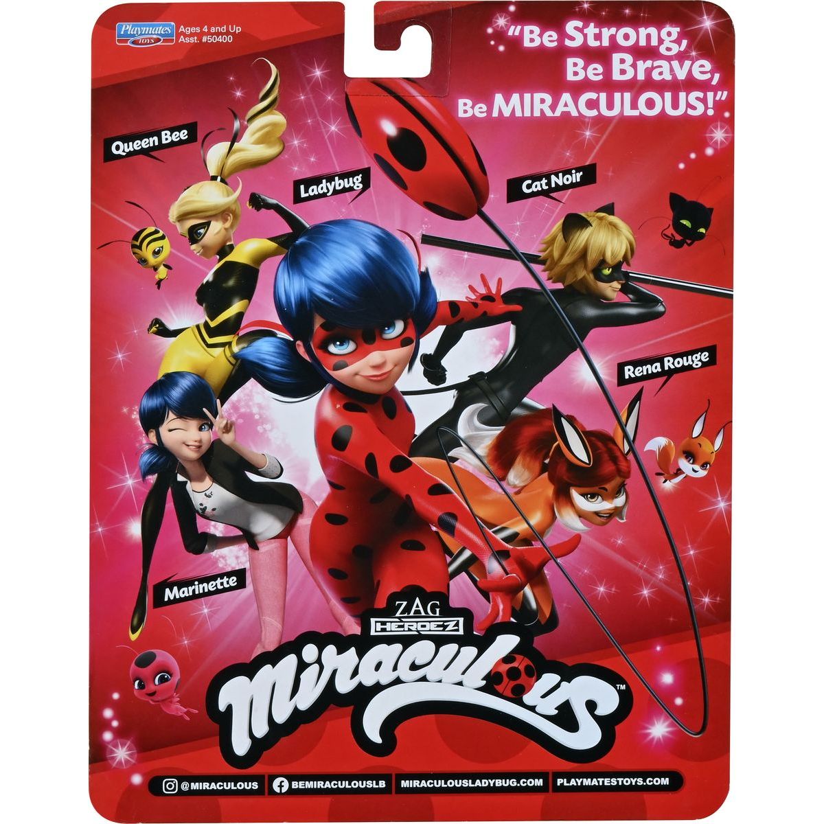 Playmates Miraculous Beruška a černý kocour Figurka Beruška