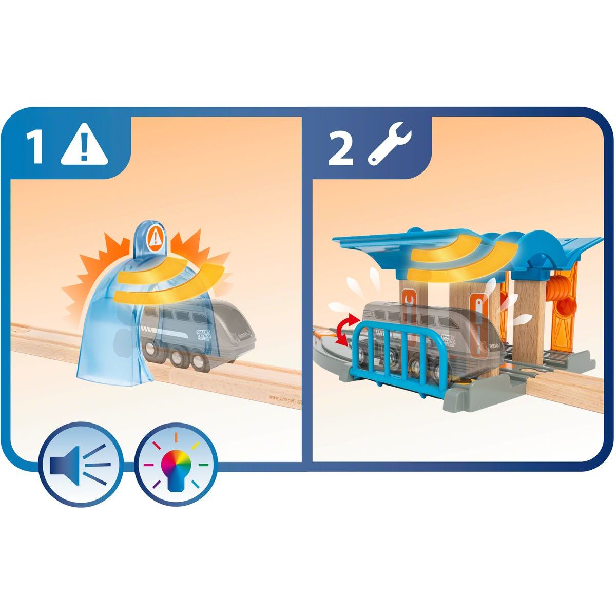 Brio World 33975 Smart Tech sound Myčka s dílnou