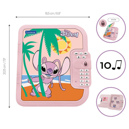 Lexibook Elektronický tajný deník Stitch Angel