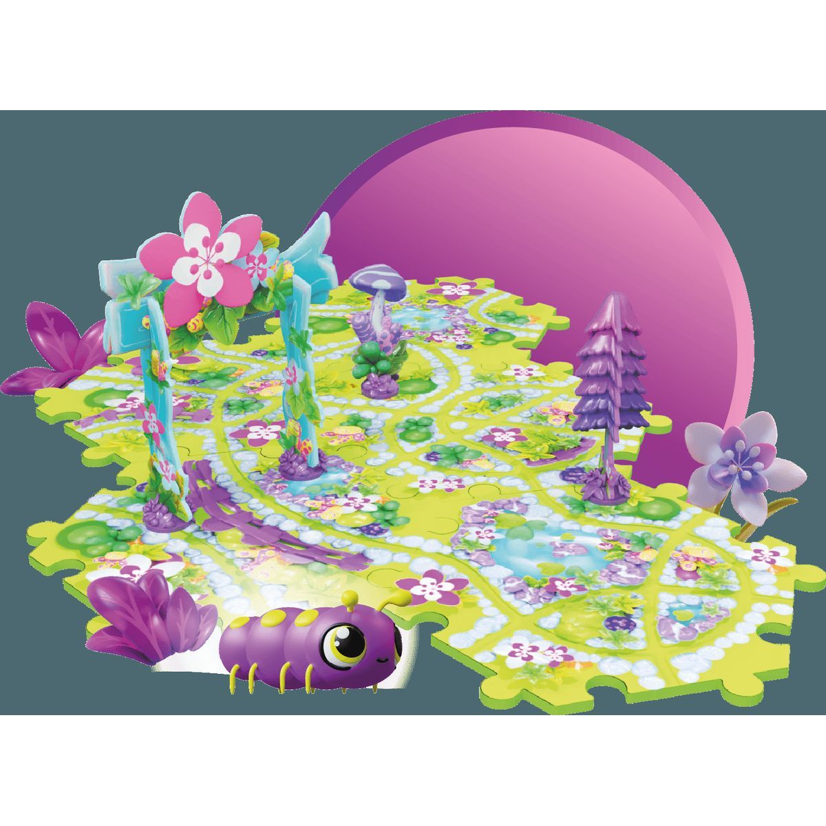 Jiggly Bugs Hrací set Housenka s dráhou