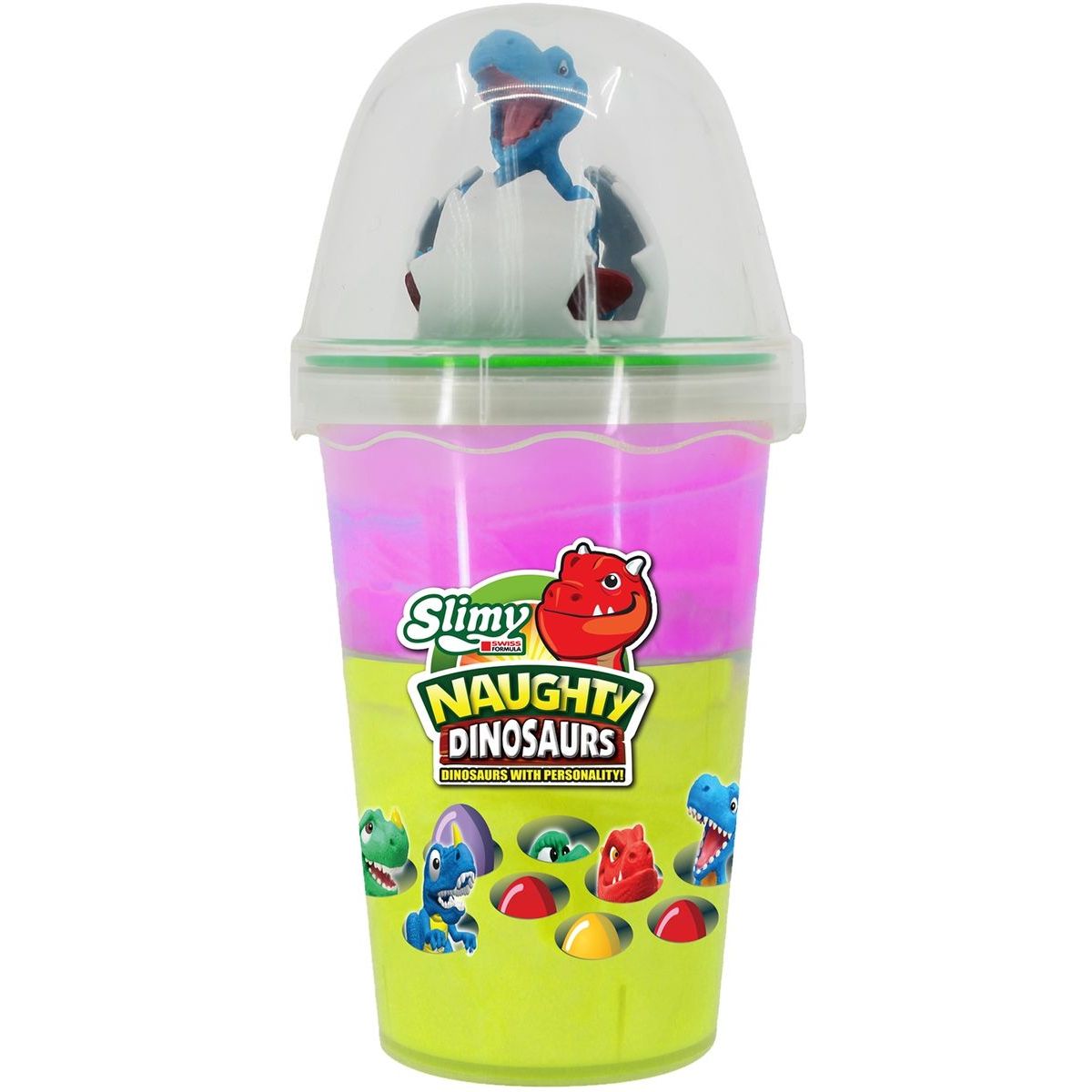 Epee Slimy s dinosaurem zeleno - fialový sliz