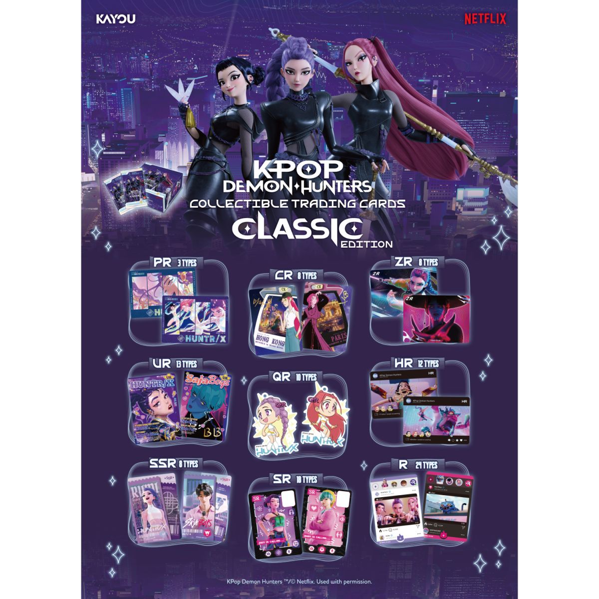 EPEE K-POP Demon Hunters World Tour Sběratelské karty Classic Edition