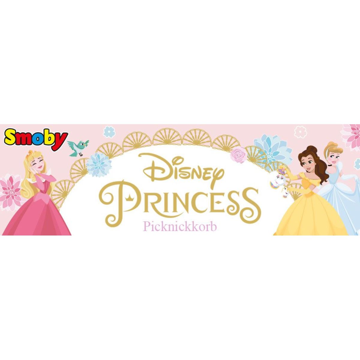 Smoby Disney Princess Piknikový koš  2 v 1