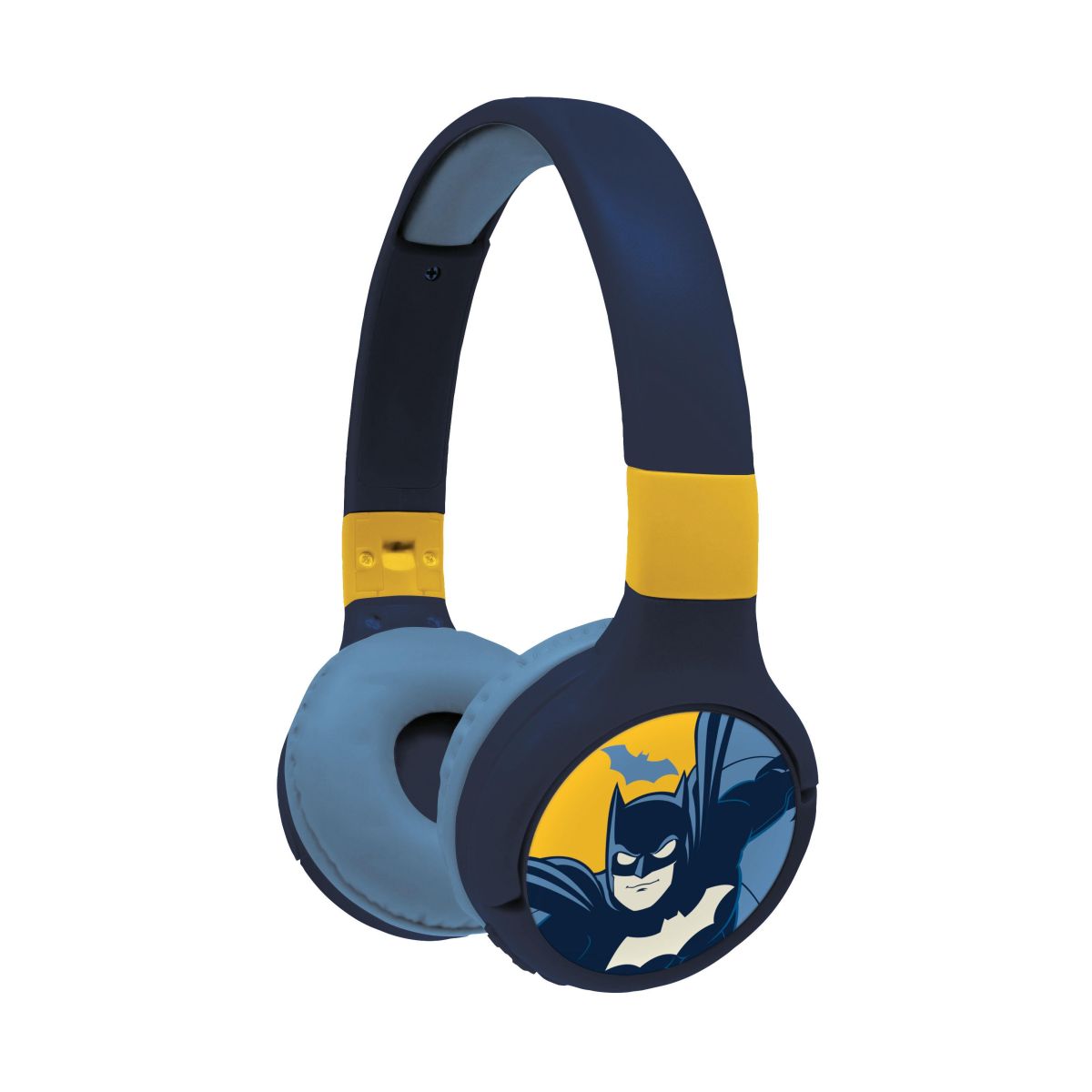 Lexibook 2v1 bluetooth skládací sluchátka Batman s limitem hlasitosti