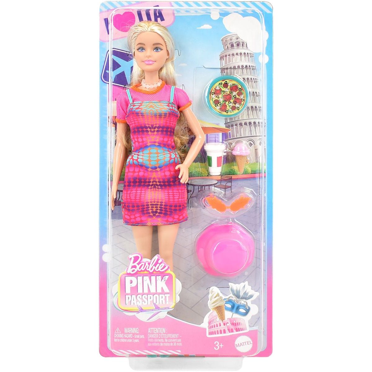 Mattel Barbie Panenka Barbie cestovatelka po Itálii