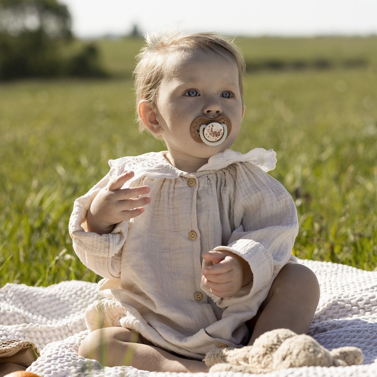 LOVI Dudlík silikonový dynamický Tie Dye 18m+ 2 ks holka
