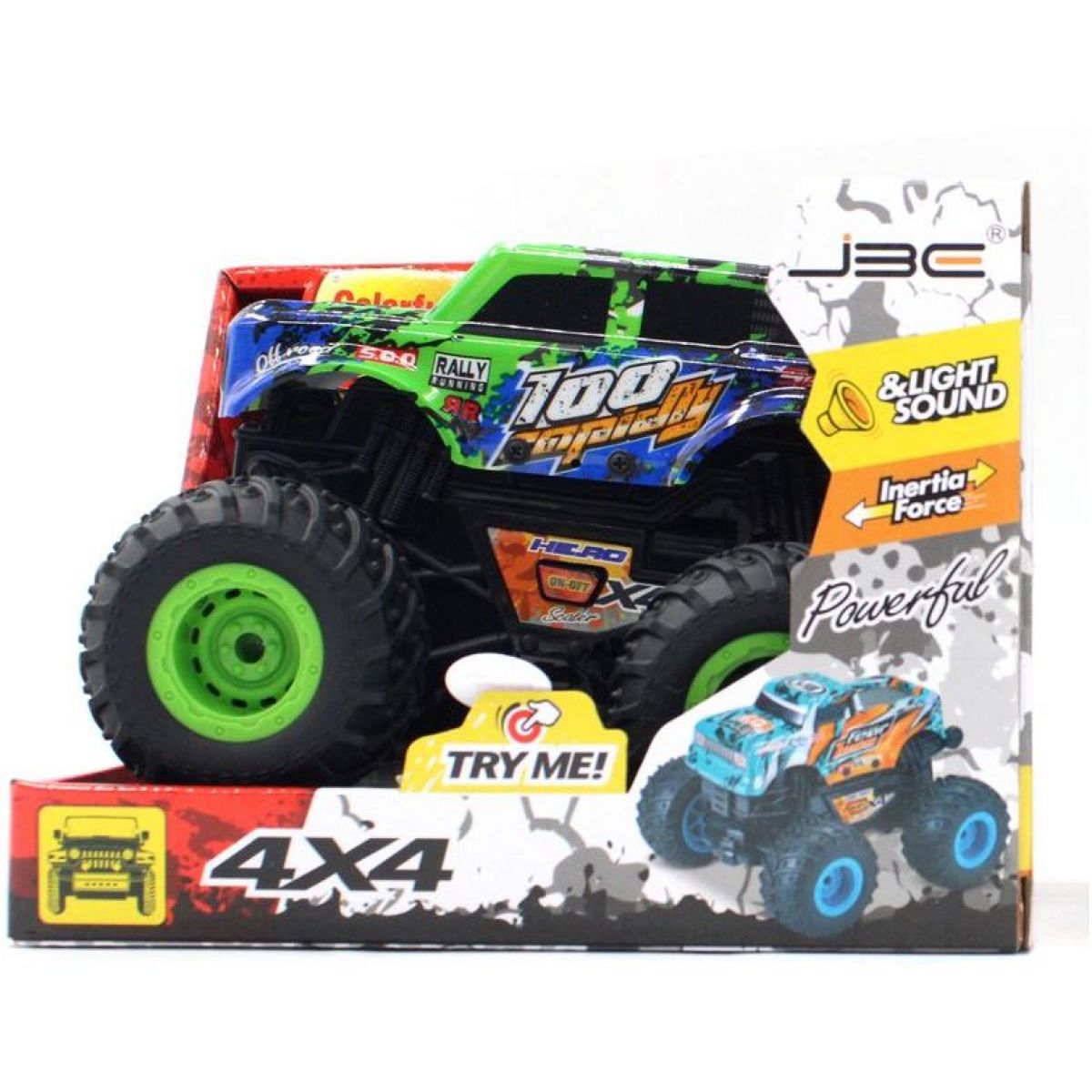 Alltoys Auto Rally kola 4 x 4 zelené