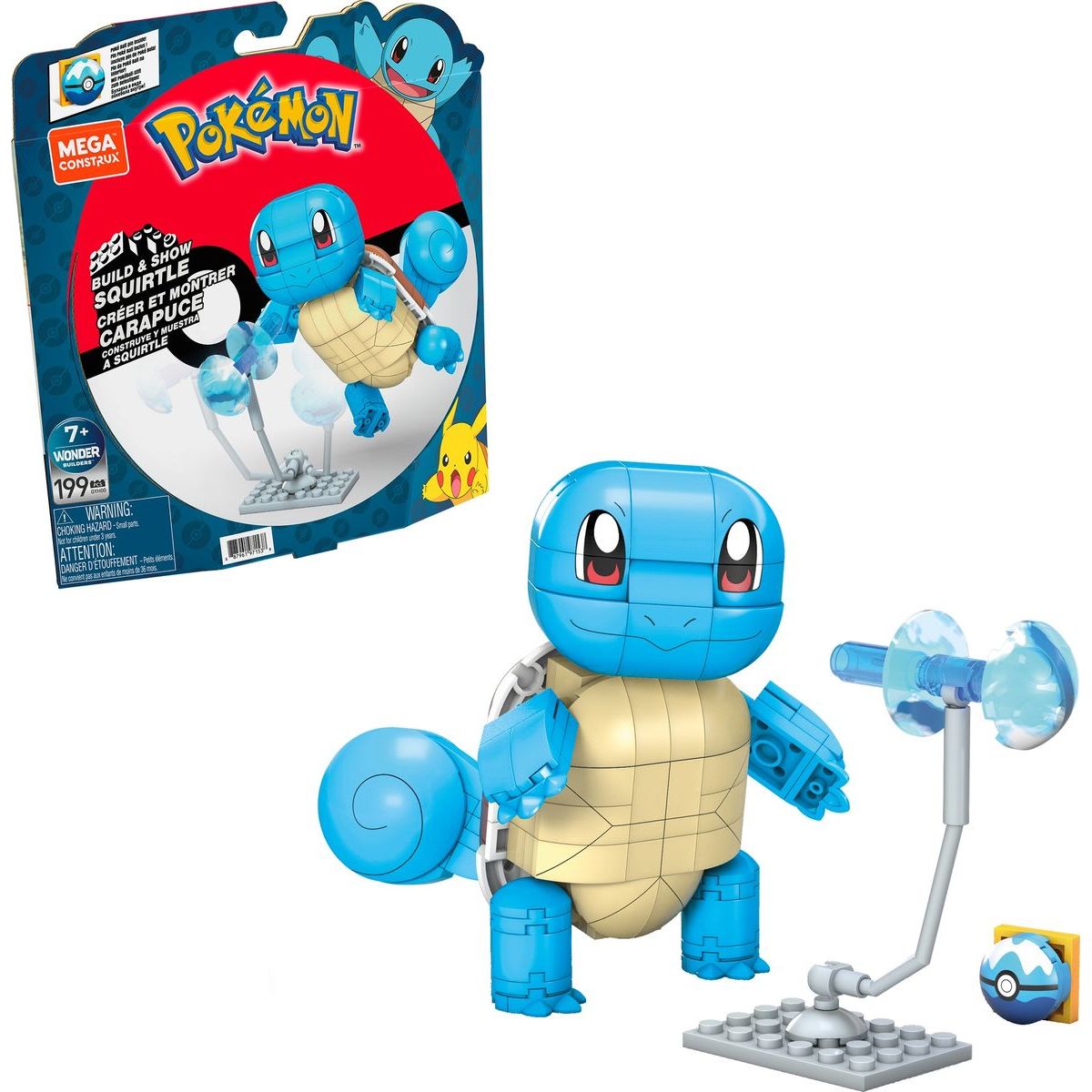 Mega Construx Postav a vystav si Pokémona Squirtle 10 cm