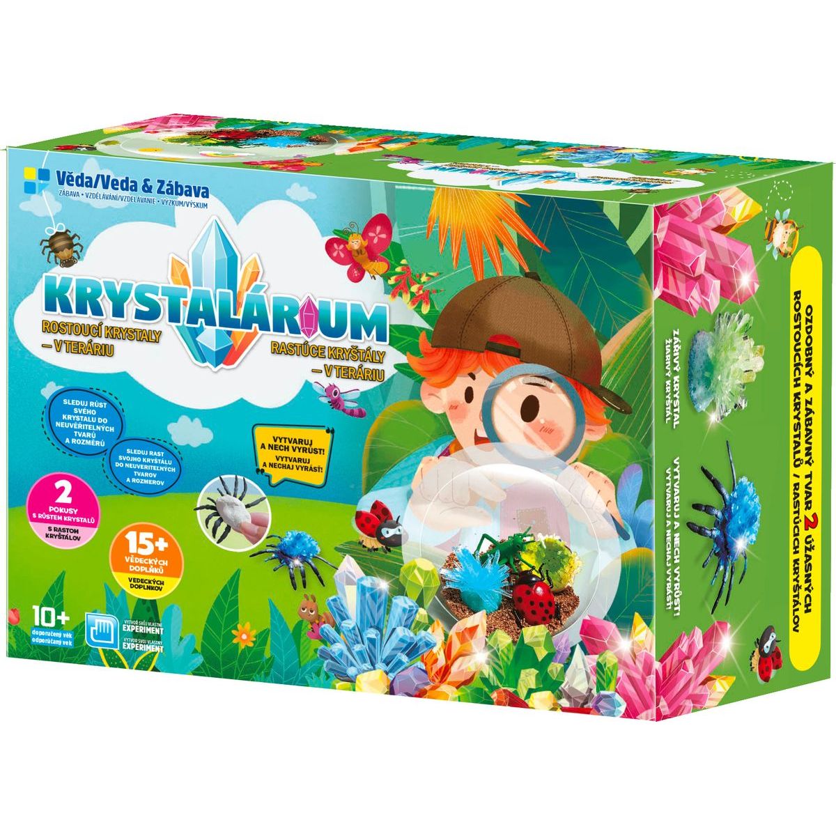 Sparkys Rostoucí krystaly v teráriu