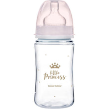 Canpol babies Lahev se širokým hrdlem Royal Baby 240 ml růžová