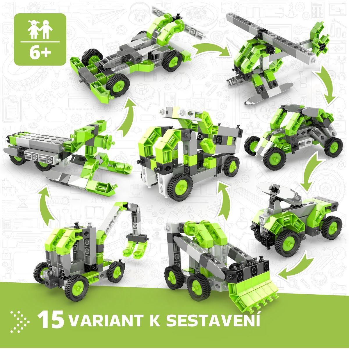 Engino Creative Builder 15 modelů