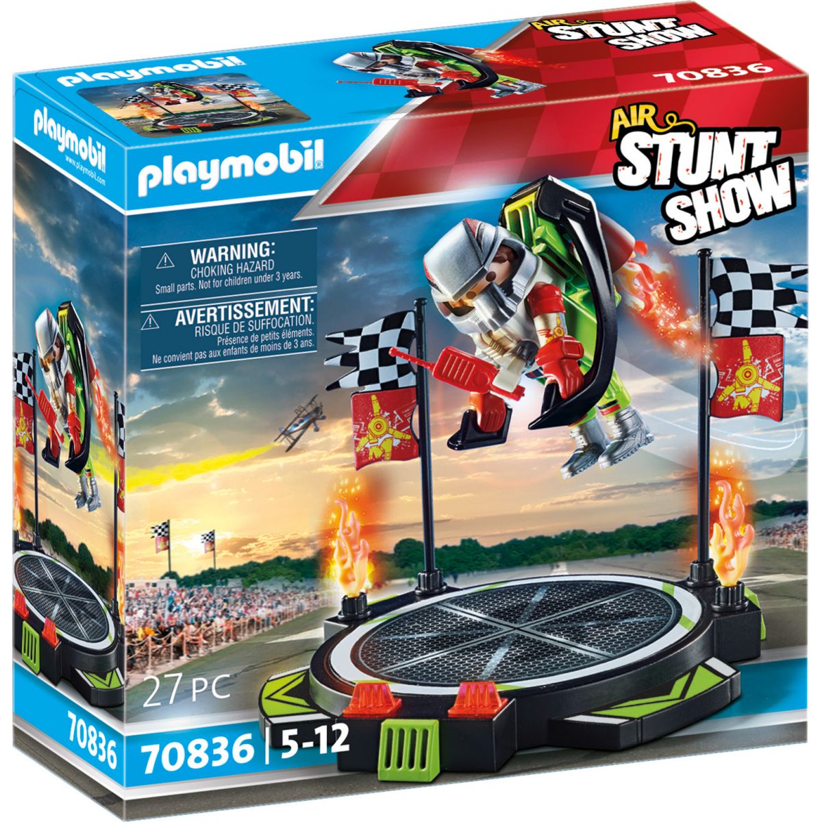 PLAYMOBIL® 70836 Air Stuntshow Letec s Jetpackem