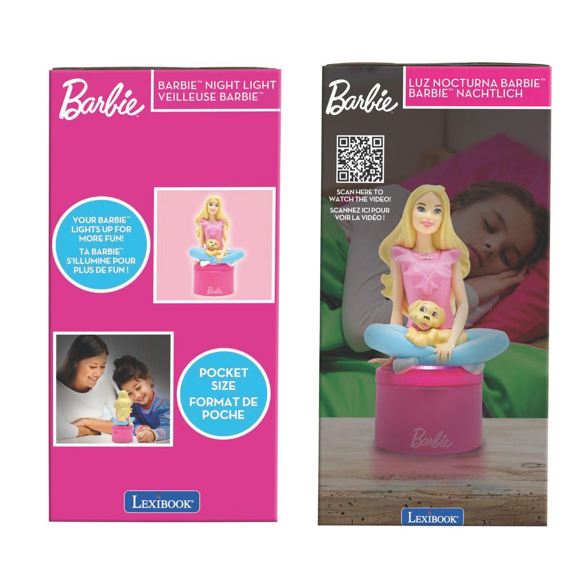 Lexibook Kapesní lampička 3D Barbie