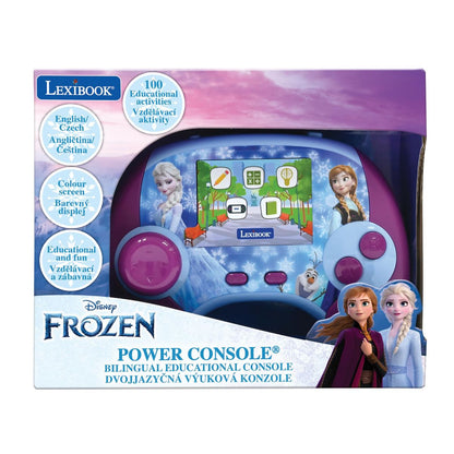 Lexibook Česko-anglická vzdělávací herní konzole Frozen 100 aktivit