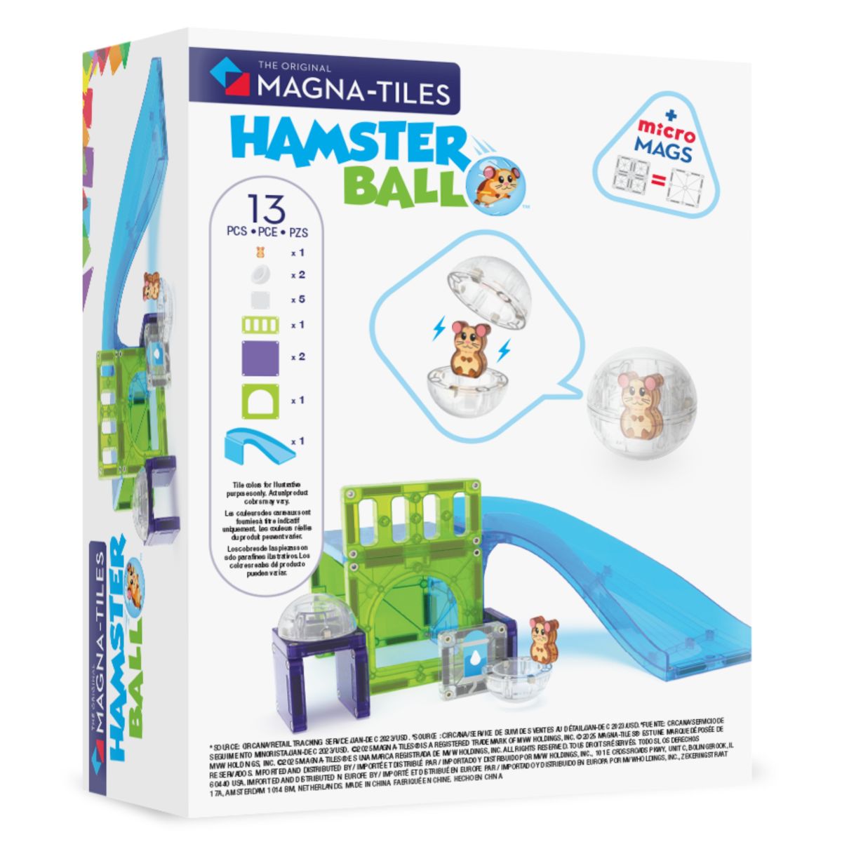 Magna-Tiles Hamster Ball 13 dílků