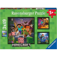 Ravensburger Puzzle Minecraft Biomes 3 x 49 dílků