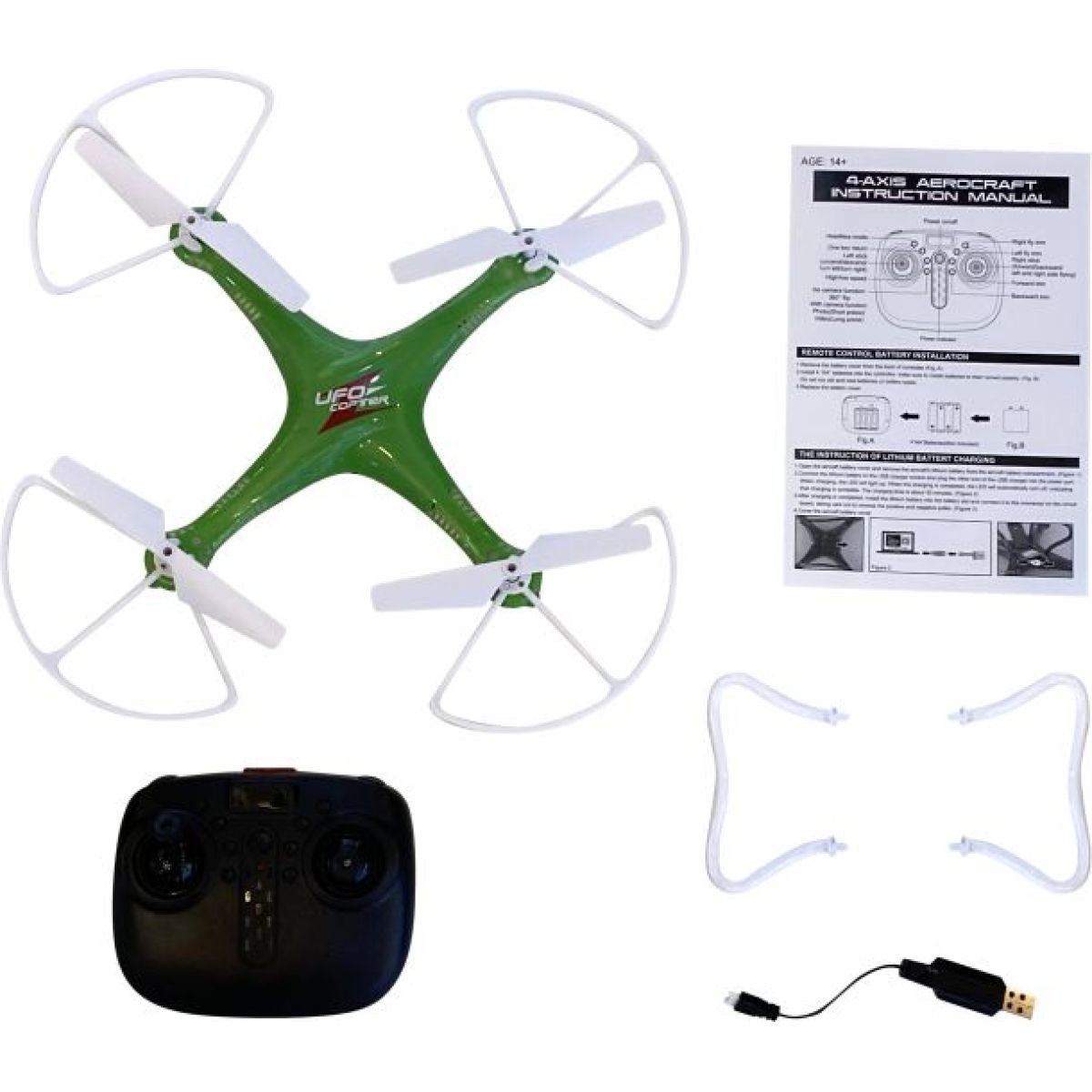 Epee Dron Pionner zelený - Poškozený obal