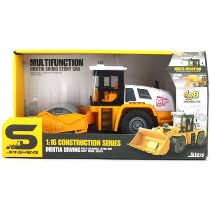Alltoys Auto válec 1  :  16 žlutý