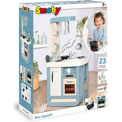 Smoby Kuchyňka Bon Appetit elektronická, modro-bílá