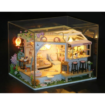 2Kids Toys miniatura domečku Kočičí kavárna se zahrádkou