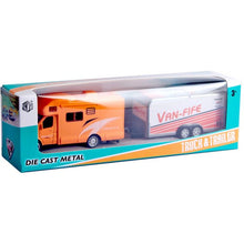 Alltoys Karavan s přívěsem oranžový