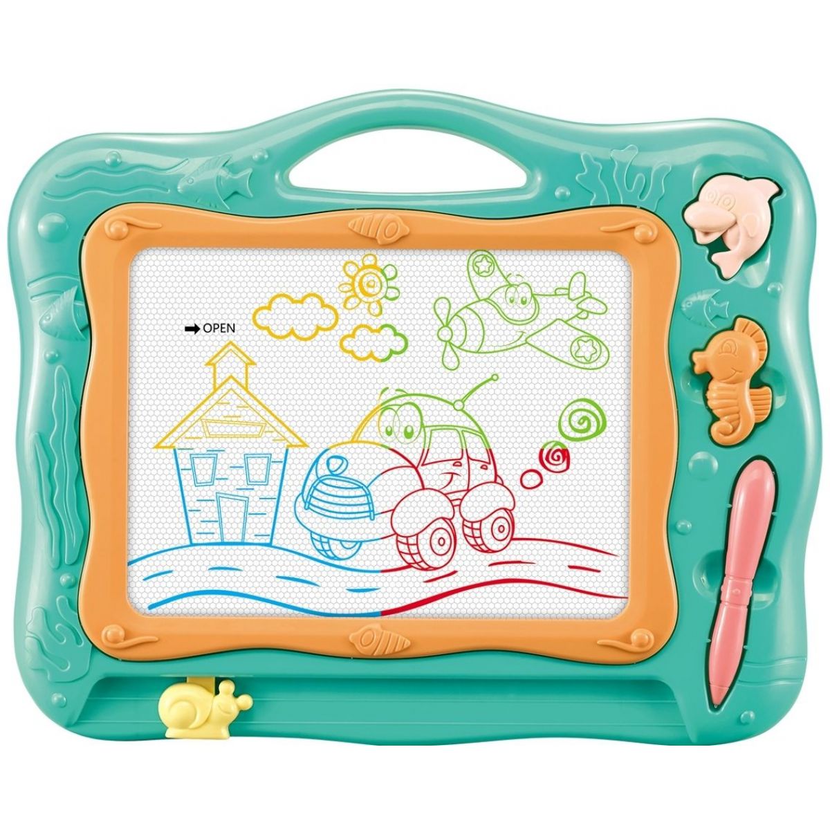 Alltoys Kreslící tabulka 124B zelená