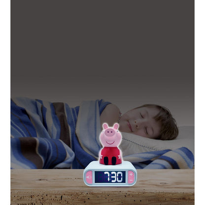 Lexibook Budík Prasátko Peppa se svítící figurkou