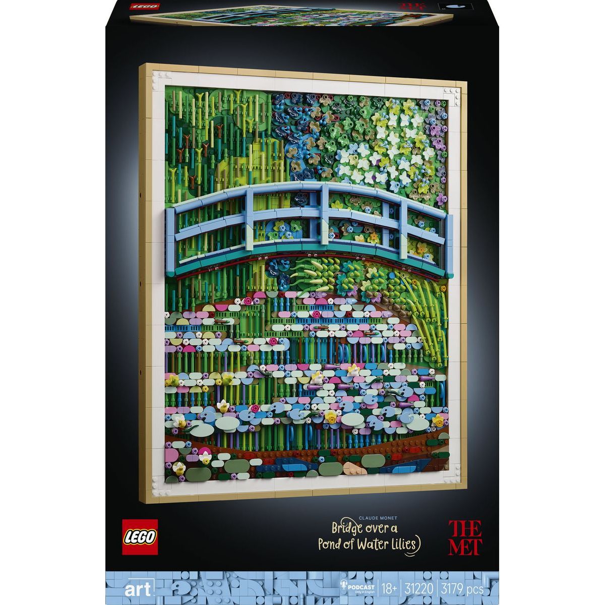 LEGO® Art 31220 Claude Monet - Most nad jezírkem s lekníny