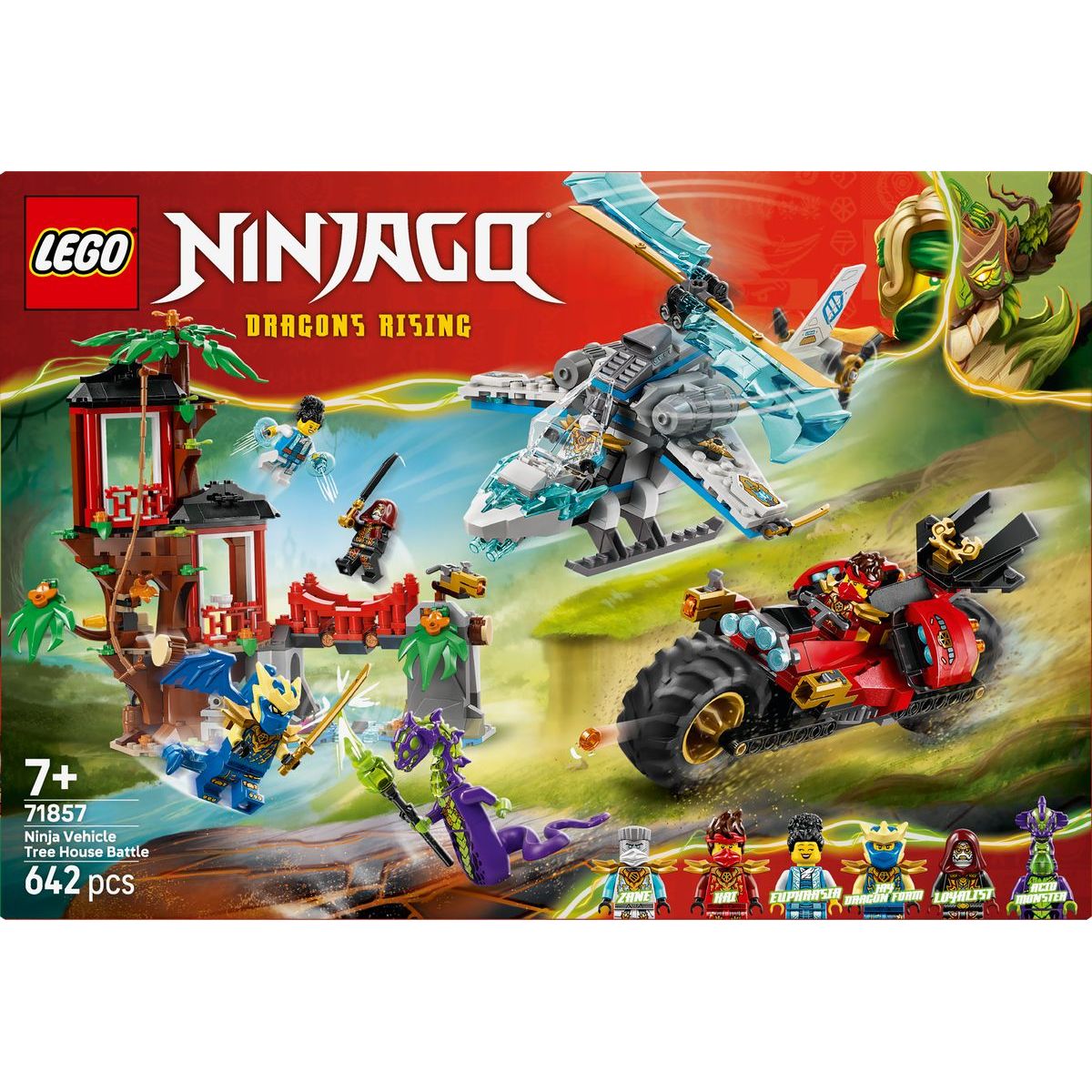 LEGO® 71857 Souboj nindža vozidel a domek na stromě