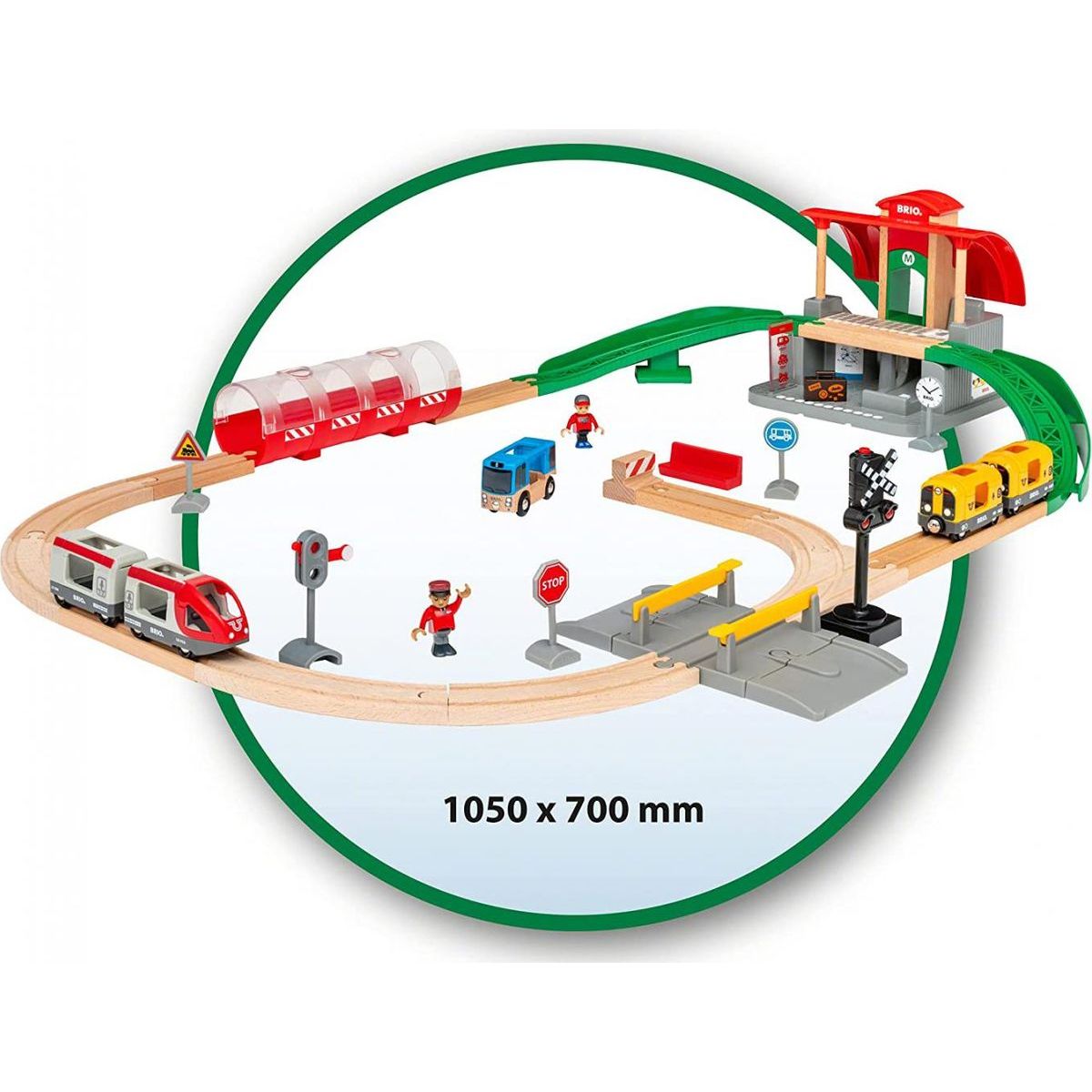 Brio World 33989 Sada hlavního nádraží - Poškozený obal