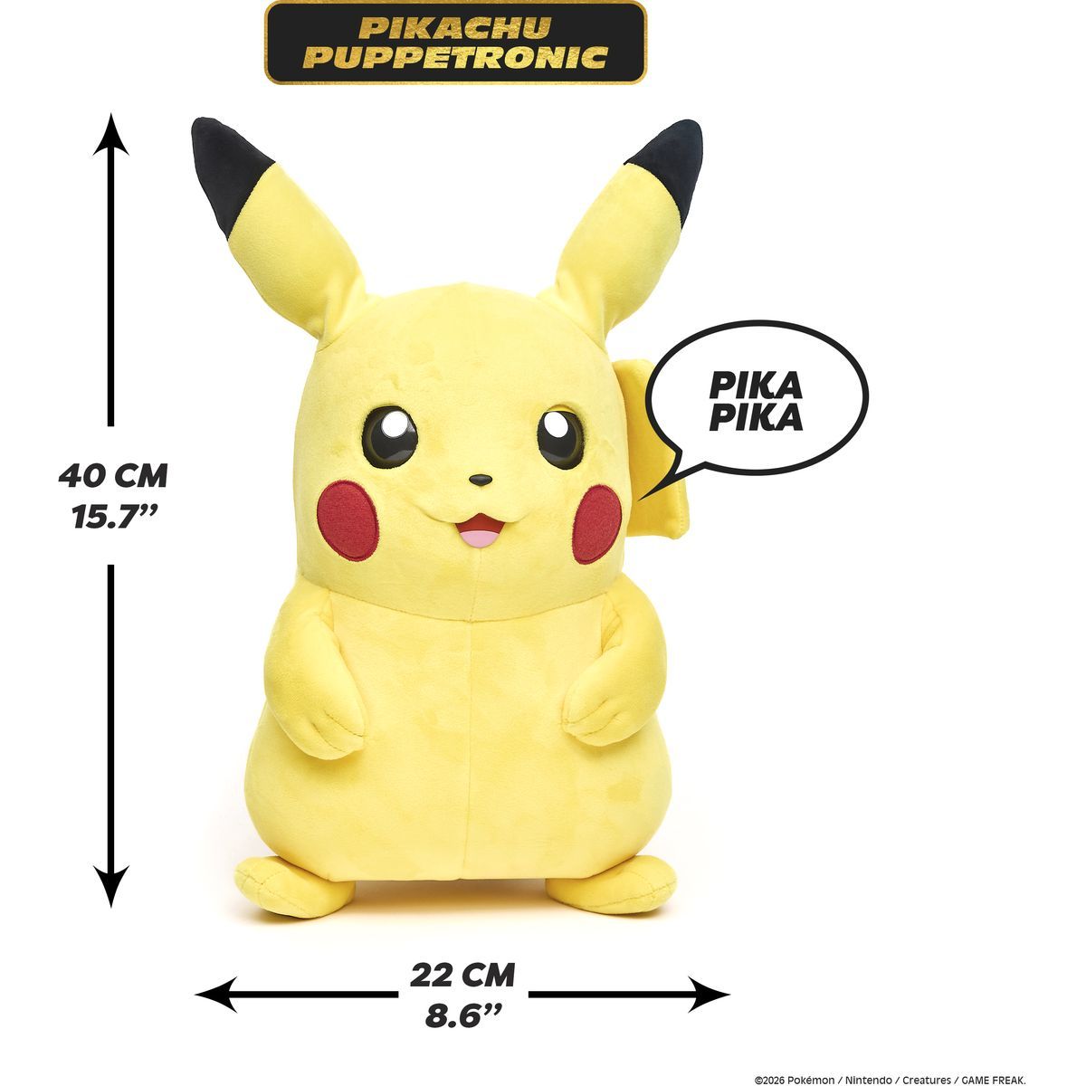 Pokémon Pikachu Puppetronic by RealFX Interaktivní plyšák