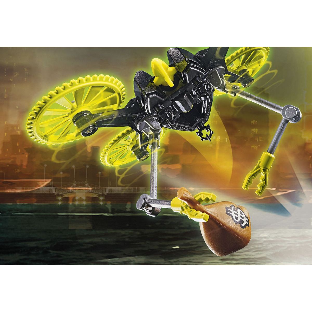 PLAYMOBIL® 70780 Policejní tryskáč Pronásledování dronu