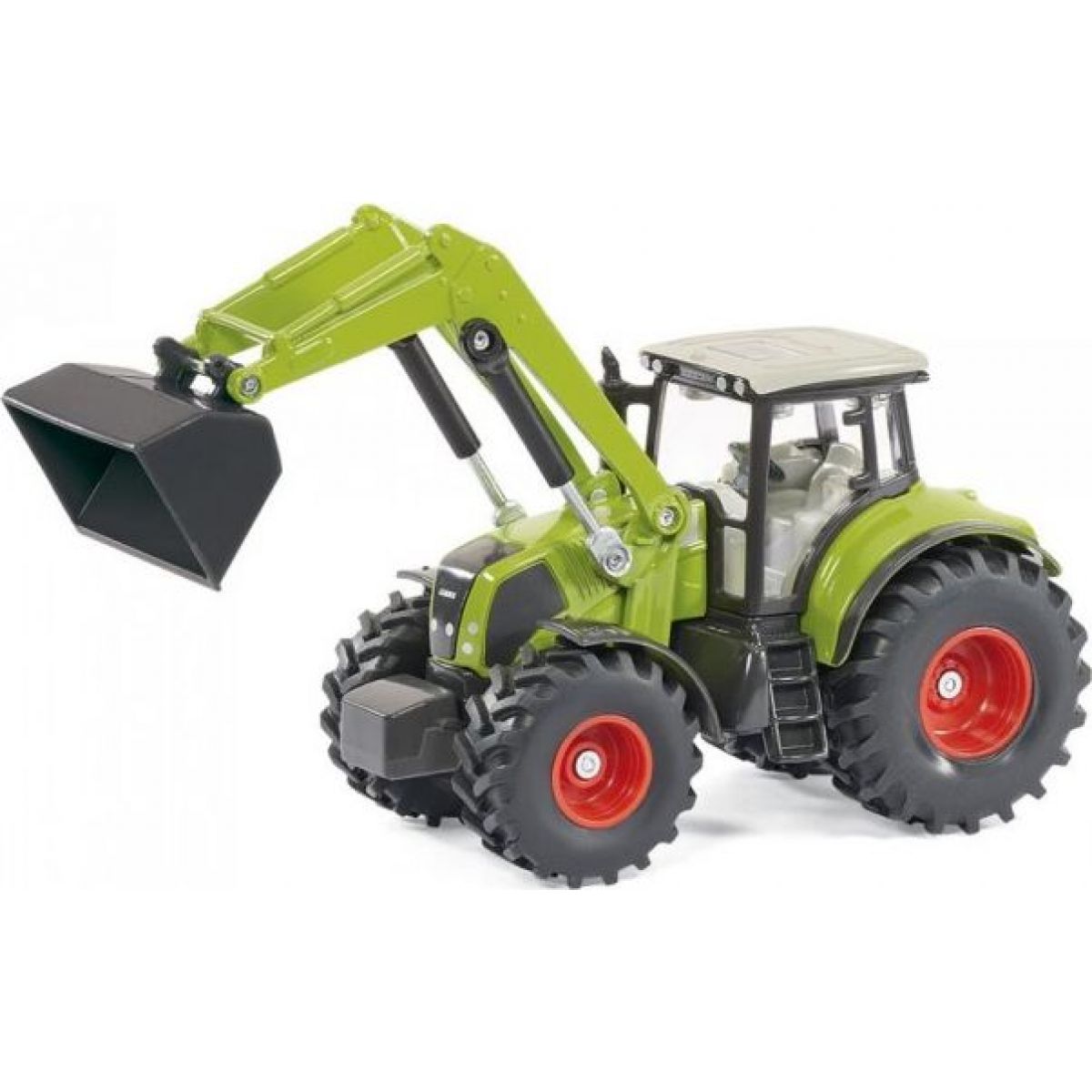 Siku Farmer Traktor s předním nakladačem a přívěsem 1:50