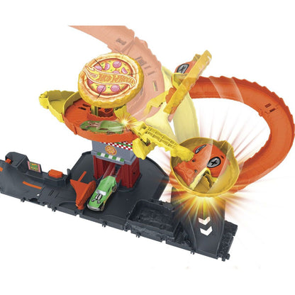 Mattel Hot Wheels City hladová kobra útočí na pizzerku