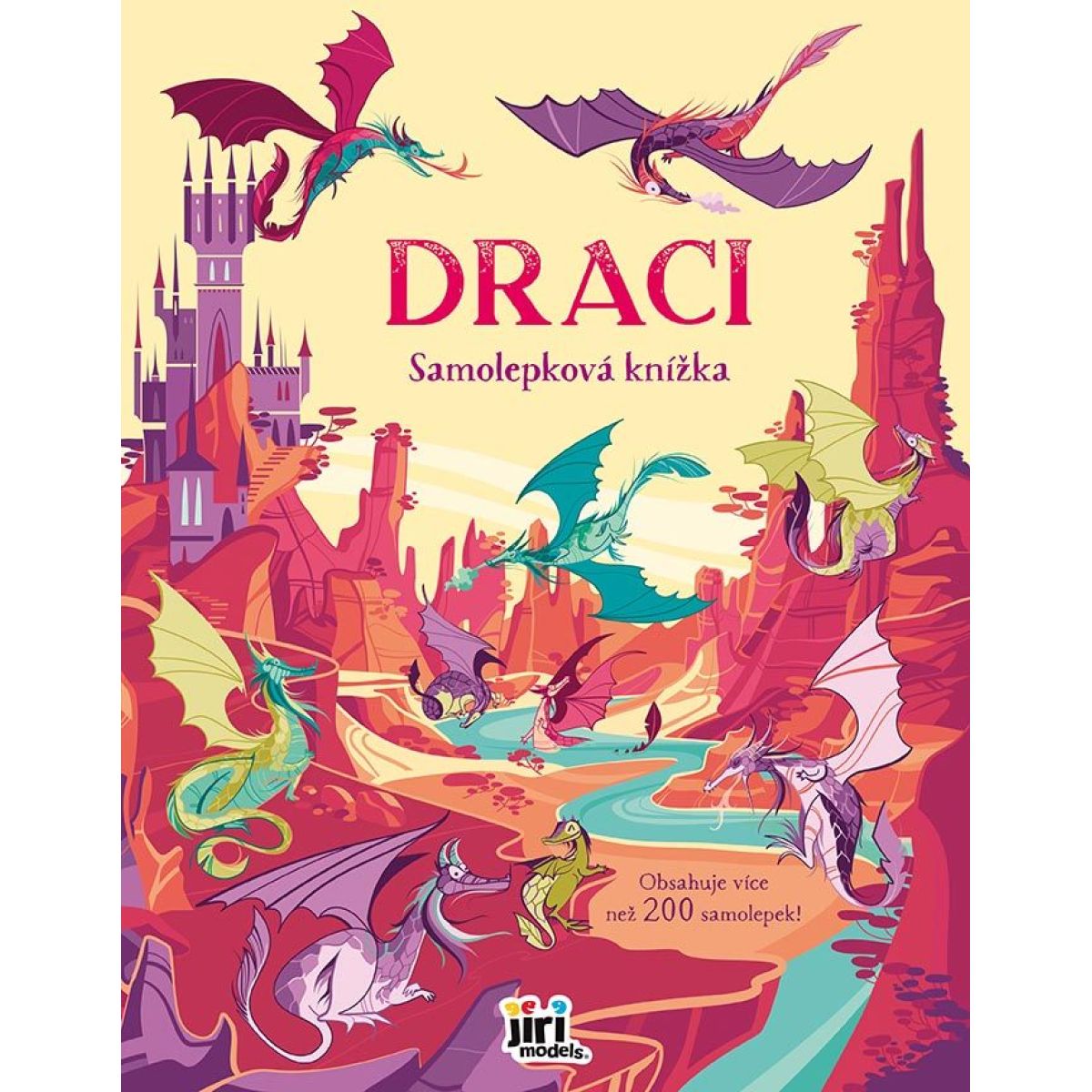 JIRI MODELS Velká samolepková knížka Draci