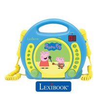 Lexibook CD přehrávač Prasátko Peppa se 2 mikrofony