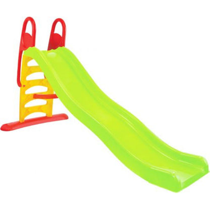 Mochtoys Dětská skluzavka 198 cm zelená